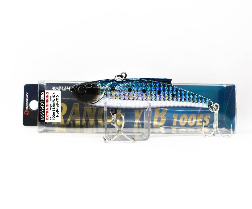 Leurre Vibrant Bassday Range Vibe 100 ES – Coulant Extra Rapide – Pour Bar (neuf)