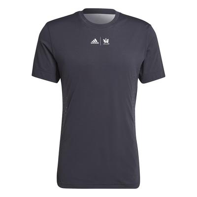 Kurzarm Tennis New York Grafik VS414 Carbon XS T-Shirt Herren (HH8774)