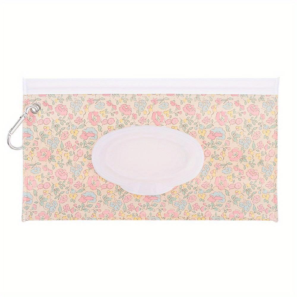 EVA Baby Wet Wipe Pouch Portable Wipes Holder Case Flip Cover Snap-Strap Reusable Refillable Cosmetic Pouch Useful Tissue Box