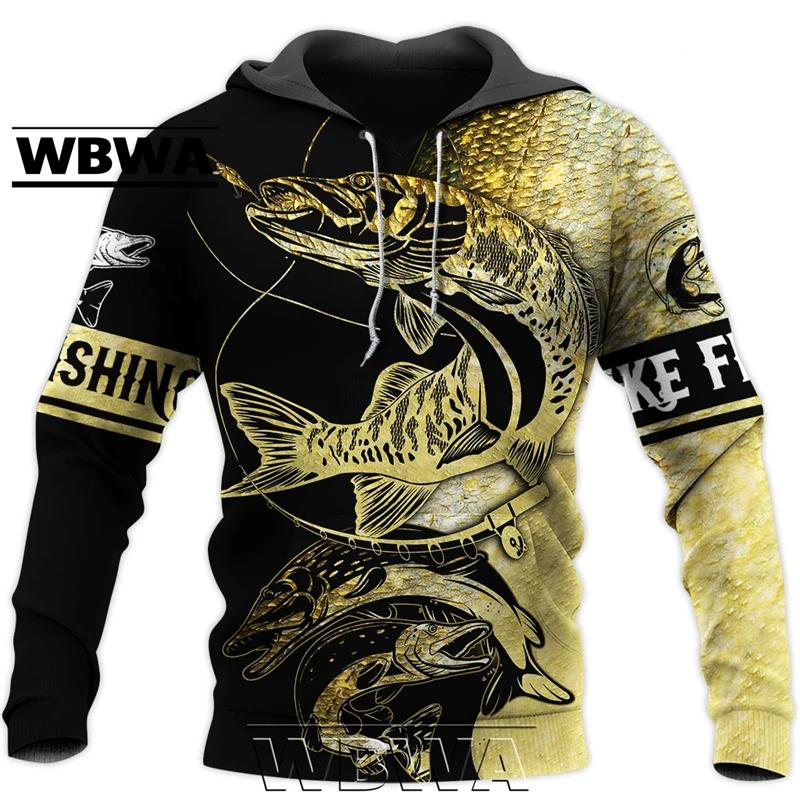 

Осенние 3D худи с принтом рыбалки, модные, повседневные, спортивные, с длинным рукавом, мужские толстовки с капюшоном 6XL