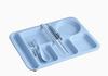 Dinner Plate Straw Lunch Snacks Dish Spoon Chopsticks Set