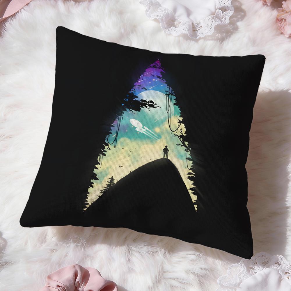 Movie S-Star Trek ShipS Cushion Cover Premium Comfort Reversible Pillow Cove -Two in One Design for Any Room & Car Interior
