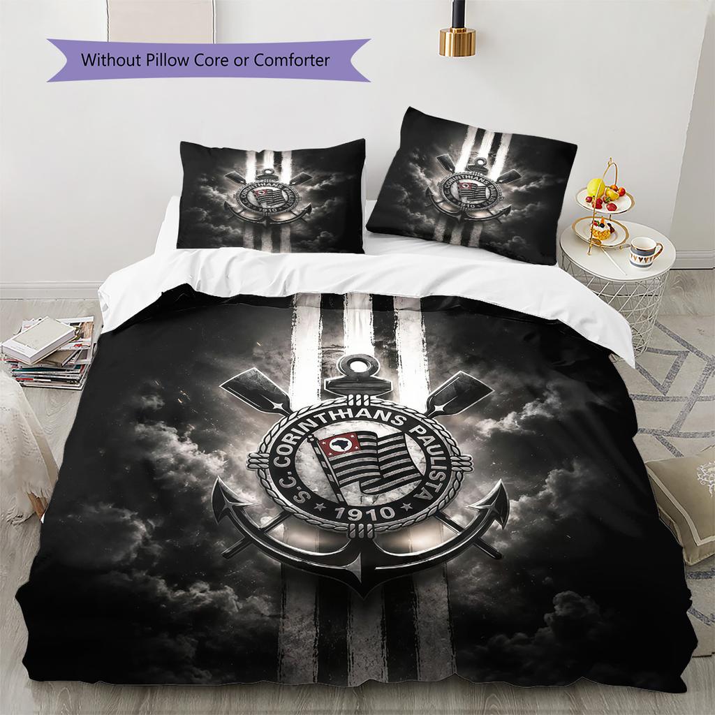 Corinthians3 Pattern Bedding Quilt Set  Home Decoration  Gift (1 * duvet cover + 2 * pillowcase  without core)