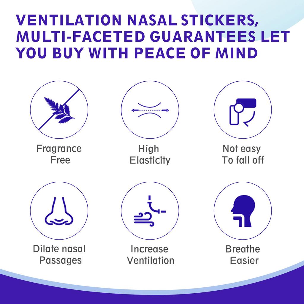 30 Strips Nasal Strips for Snoring Extra Strength Dilate Nasal Passages Congestion Relief Breathe Easier Nose Breathing Strips Black