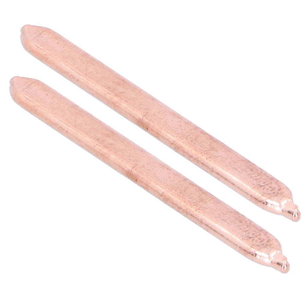 2PCS 80MM Thermal Conductive Brass Tube DIY Laptop Notebook CPU GPU Heatsink Flat Heat Pipe
