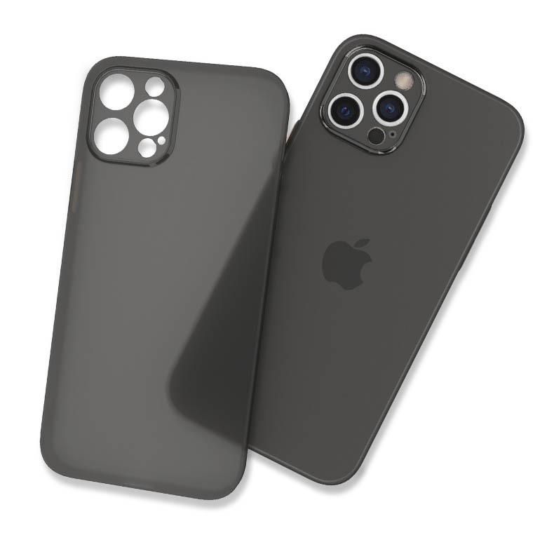 iPhone 13/12 Ultra-Thin PP Frosted Semi-Transparent Case with Full Lens Protection for Apple 15 Pro Max