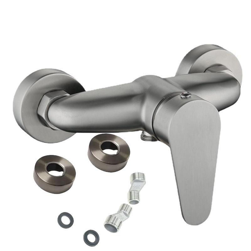 

Dual-purpose Faucet Bathroom Water Valve Hot Cold Water Faucet Heavy Duty Stainless Steel Shower Mixer Tap Bathroom Accessories