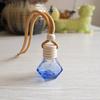 Colorful Diamond Car Perfume Pendant - Empty Glass Bottle Aroma Diffuser