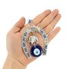 Thai Amulet Evil Eye Horseshoe Elephant Pendant Decor Retro Vintage Protect Dream Charm Talisman Powerful Wealth Success Health Luck Jewelry