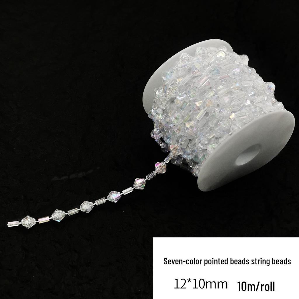 Double-Line Pearl Sunflower Snowflake Beads DIY Decoration