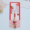 Cartoon Maneki Neko Pendant Car Keyring Phone Strap Ornaments Fashion Lucky Cat Keychain  Gifts