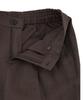 Jilseutyueoteunyuyogmaen Double-Pleated Tapered Linen Set-Up Pants - Dark Brown (Jnpa6B305W3)