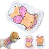 Pet elegante gilet petto muscolo bikini casual puggy vestiti
