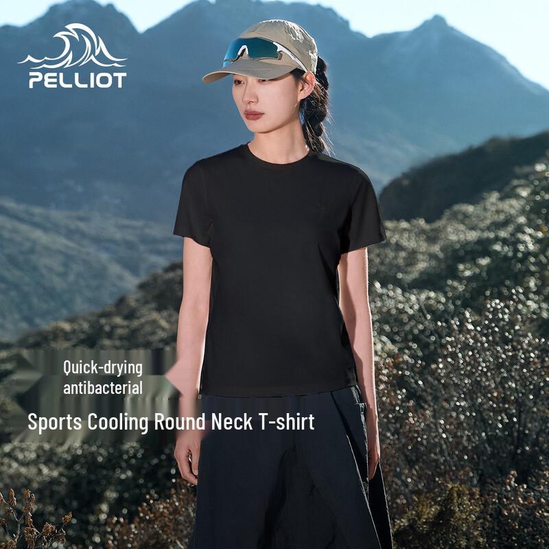 Pelliot Unisex Quick Dry Cooling Round Neck T-Shirt M