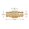 New High-pressure Water Gun Conversion Quick Connector Adapter All Copper