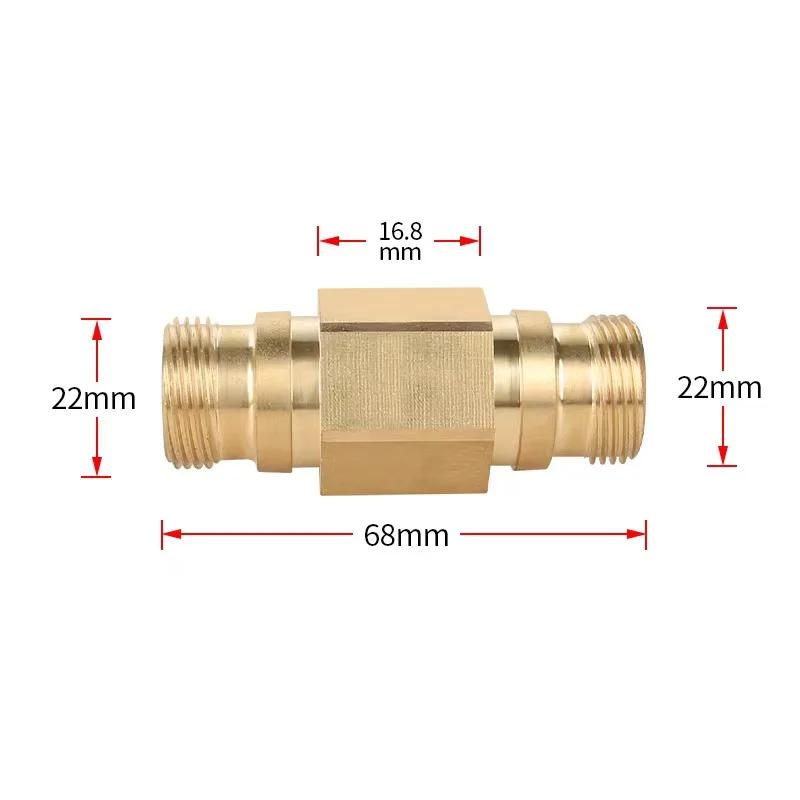New High-pressure Water Gun Conversion Quick Connector Adapter All Copper