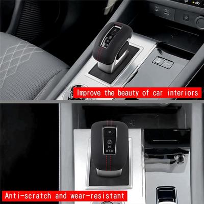 Car Gear Shift Handle Buttons Cover Stickers Gear Shift Knob Trim For Mitsubishi Outlander  Car Interior Component Parts