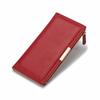 Mokose Women's Zipper and Magnetic Closure WalletClutch Bag with Long Bifold Coin Purse, Small, Red, Small, Modern Style