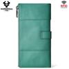 Humerpaul Women Leather Wallet Hand-held Wallet Large-capacity Multi-function First-layer Cowhide Wallet Folding Coin Purse