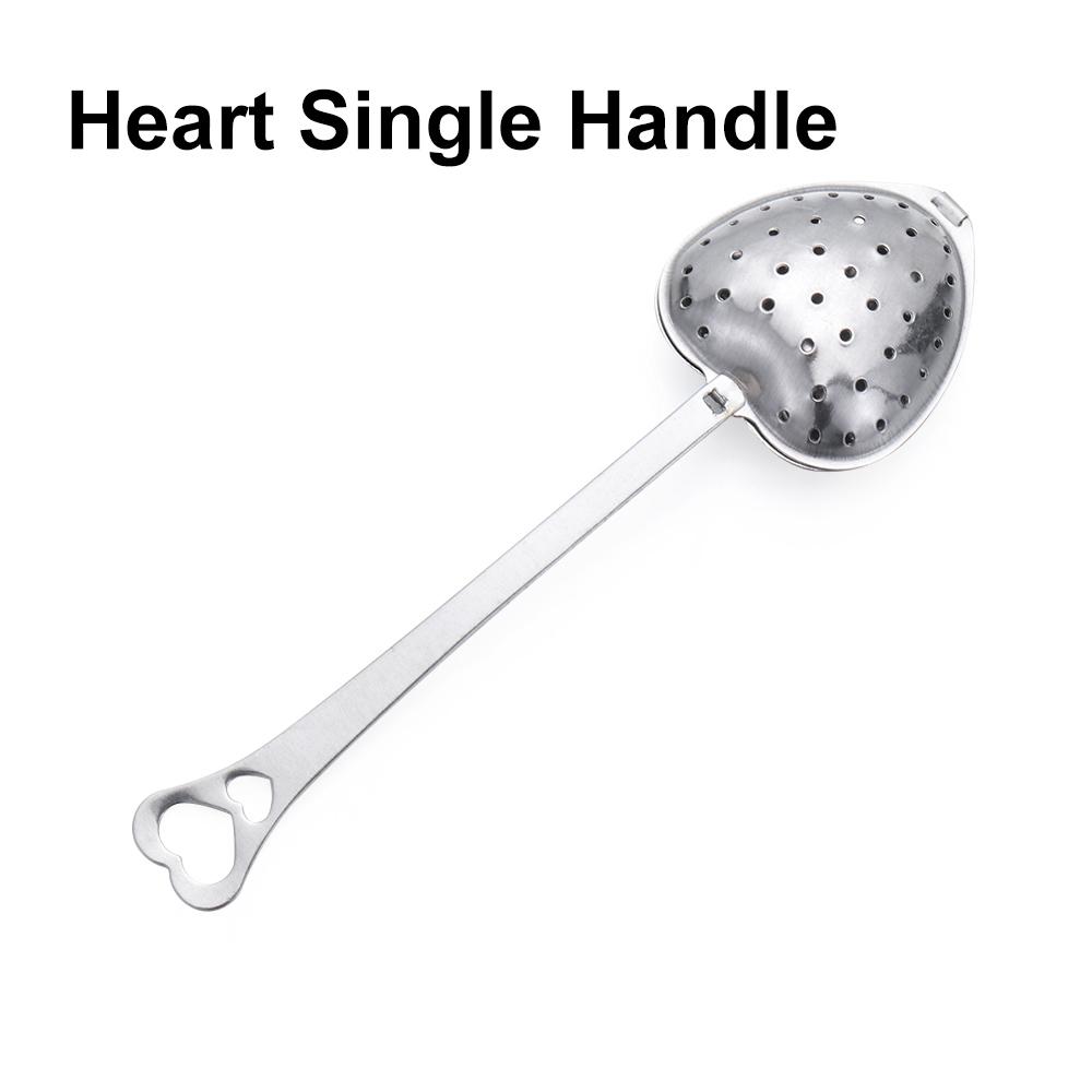 New 1set Reusable Fine Tea Strainer Filters Kongfu Stainless Steel Mesh Colander Reusable Teapot Infuser With Handle