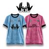 Nova Camisa de Futebol JUL Masculina e Feminina Manga Curta Esportiva Gola Redonda Camiseta Estampa DP Personalizável Respirável Uniforme de Futebol