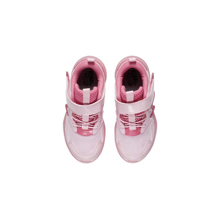 Li Ning Kids Comfortable Sports Non-Slip Shock Absorbing Wear-Resistant Low-Top Casual Shoes Kids Casual Shoes Pink YKNS012-4