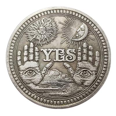 Yes Or No Skull Commemorative Coin Souvenir Challenge Coins Collection