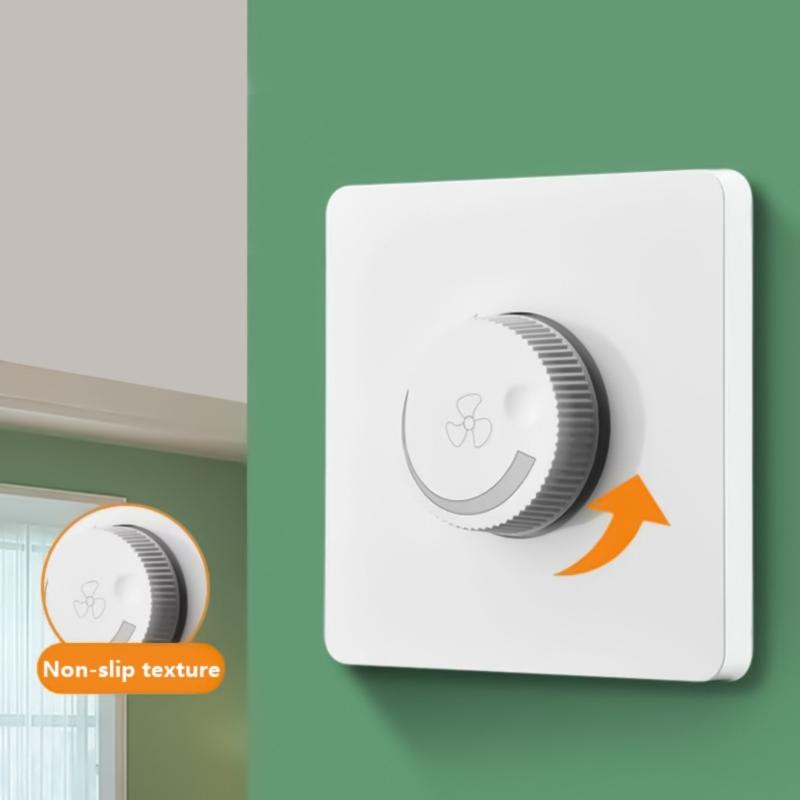 Wandmontage-Ventilatorregler Stufenlose Geschwindigkeitsregelung Schalter 86er Typ Unterputz-Geschwindigkeitsregler für Deckenventilator