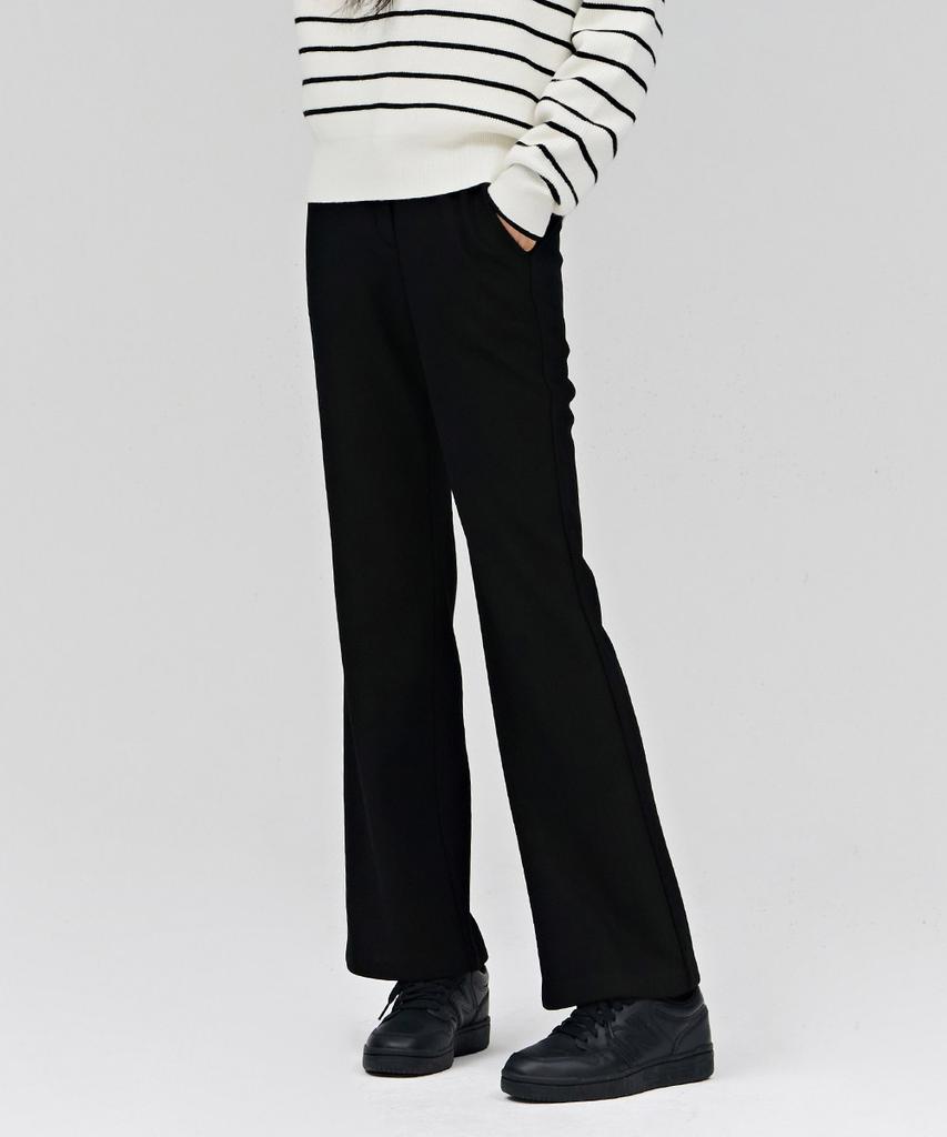 CHASECULT Women'S Bootcut Bonded Pants - Black
