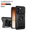 Slide Camera Shockproof Bumper Cover for Oppo Reno 15 Pro 5G Case With Built-in Ring Stand and Folding Stand