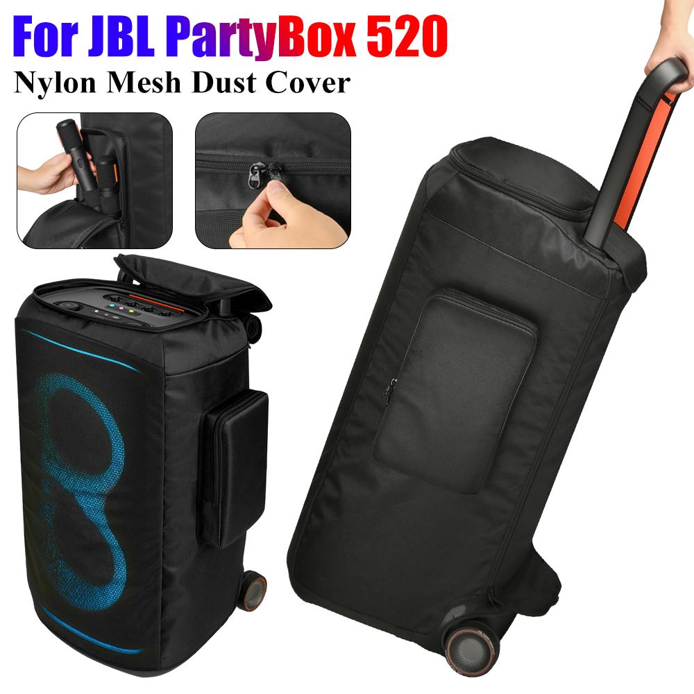 Pentru JBL PartyBox 520 Husă de Praf din Plasă Rezistentă la Uzură Îngroșată Nylon Geantă de Depozitare Difuzor Călătorie în Aer Liber Carcasă de Protecție Anti-Zgârieturi