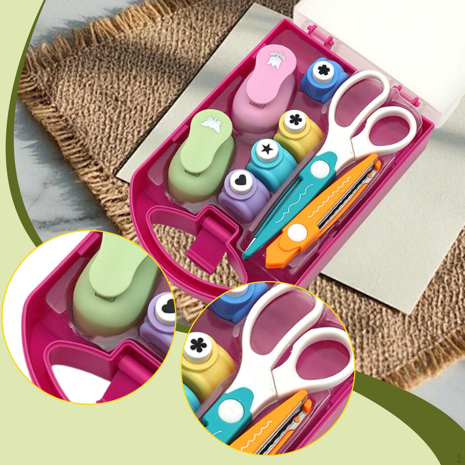 

Набір паперових діркопробивачів 6 шт. Форми для декоративних отворів Різні портативні діркопробивачі для