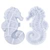 Hippocampus Decorations Mold Wall Hangings Epoxy Mould Silicone Mold for Resin Crafts Unique Wall Embellishments Mold