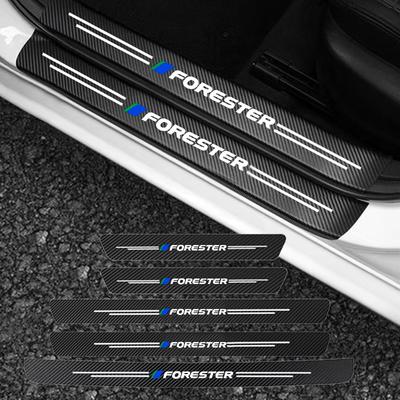 Car Door Threshold Sill Trunk Bumper Pedal Anti Scratch Waterproof Protector Decal Stickers Cover For Subaru FORESTER Women Men