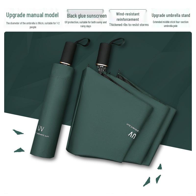 24-Rib Men's Large UV Sun Protection Umbrella with Custom Logo