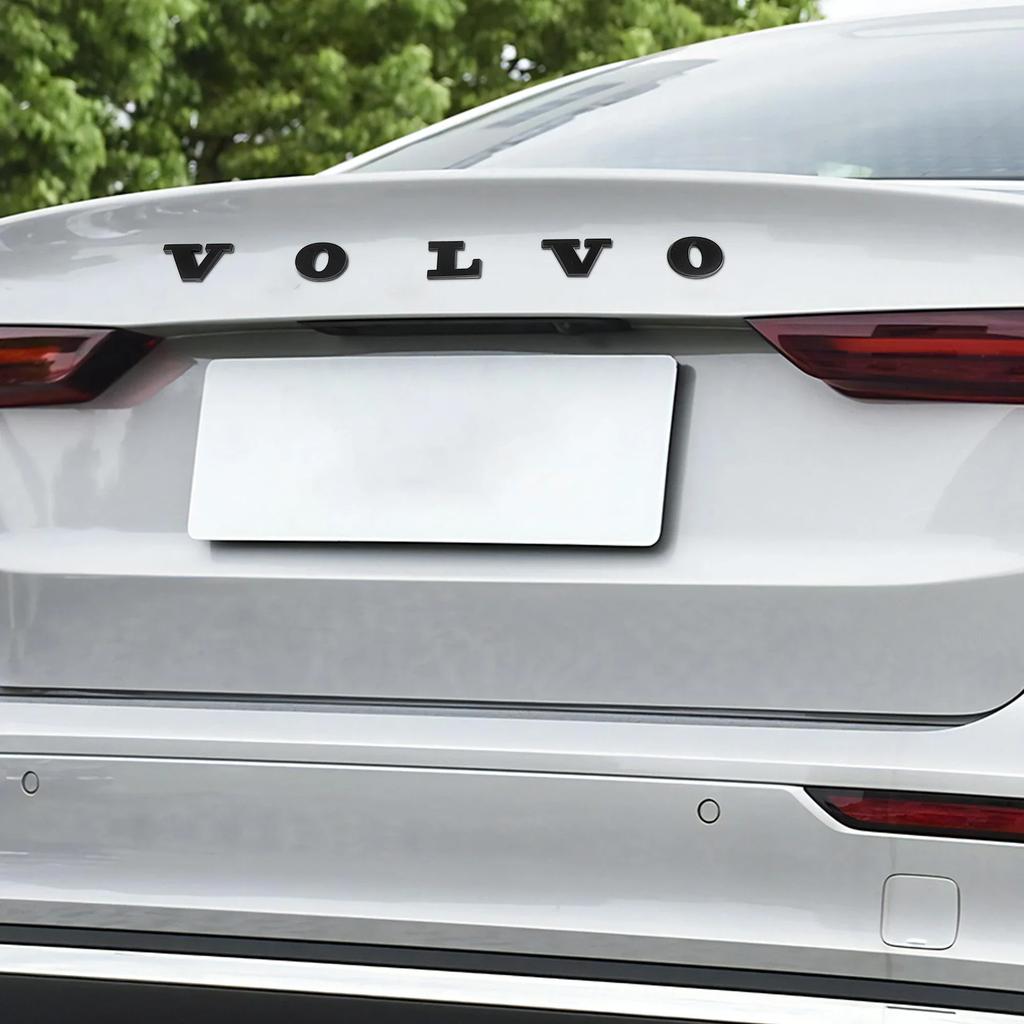 Per Volvo Rdesign T2 T3 T4 T5 T6 T7 T8 S90 XC90 S60 XC40 S90 S80L XC40 ABS 3D Lettere Emblema Adesivo per Bagagliaio Auto Accessorio