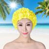 3D Flower Swimming Cap Breathable Swim Pool Hat Soft Long Hair Water Sports Hat Ear Protection Comfortable Pool Accesories