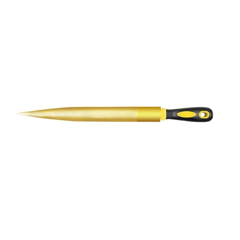 Ergonomic Handle Wood File Woodworking Carving Tapered Rasp for Comfortable Use in Home Craft Projects and Wood Shaping