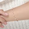 14K gold bracelet chain TL2 pearl