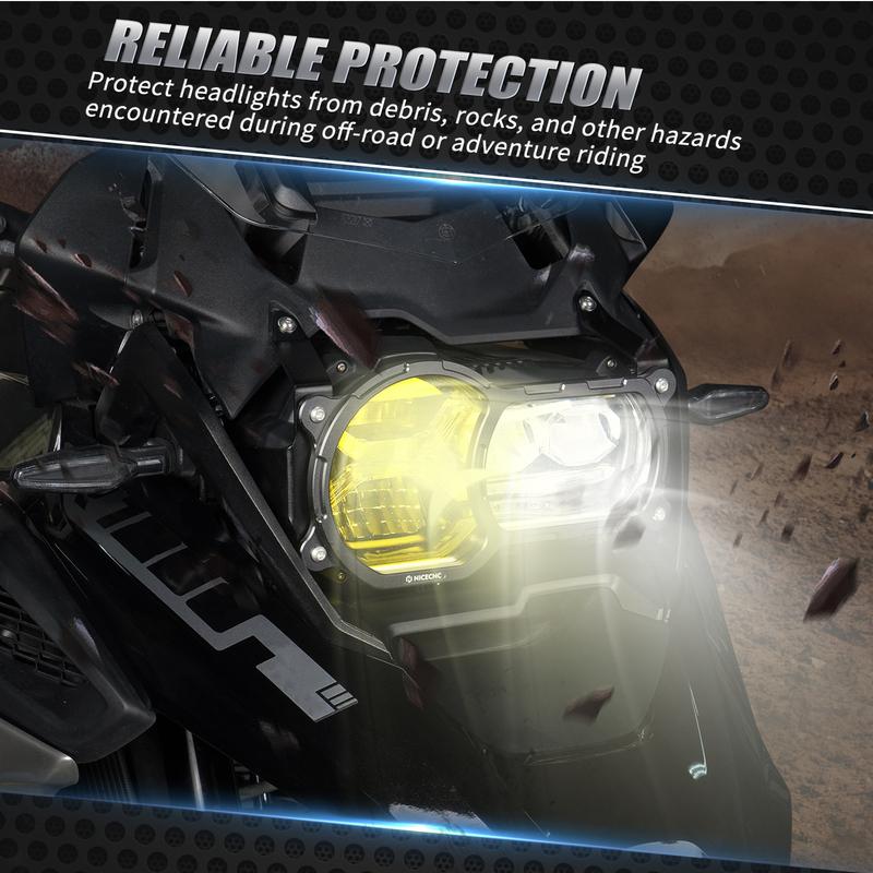 NICECNC For BMW R1250GS Adventure -2024 R 1250 GS - Motorcycle Headlight Guard Protector