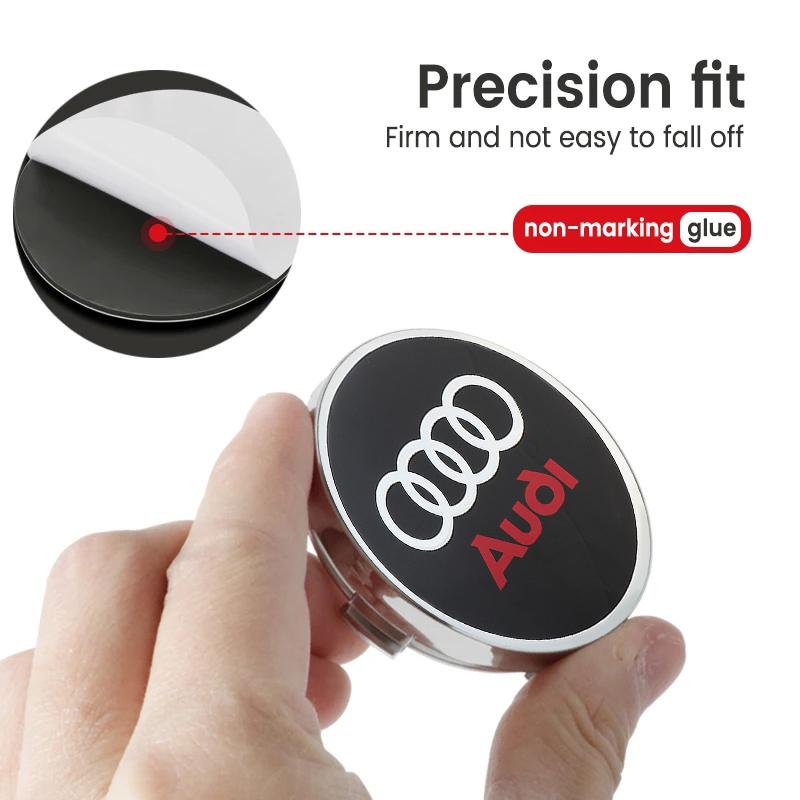 Car Styling Wheel Center Cap Hub Covers Badge Auto Accessories For 2x1 S RS SLINE A1 A2 A3 A4 A5 A6 A7 A8 ABT Quattro 6q