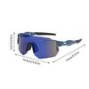 Colored Windproof UV400 Sports Sunglasses Teen Baseball Sunglasses Shatterproof Cycling  Sunglasses Sports Sunglasses Eyewear