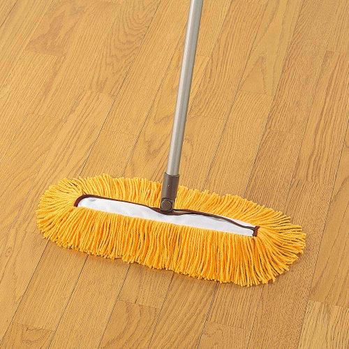 Azuma Chemical Mop Wide XL, Sweeping Width: Approx. 46cm, Handle Length: Approx. 124cm. Captures dust with a simple wipe. Wide sweeping width. N-BR205