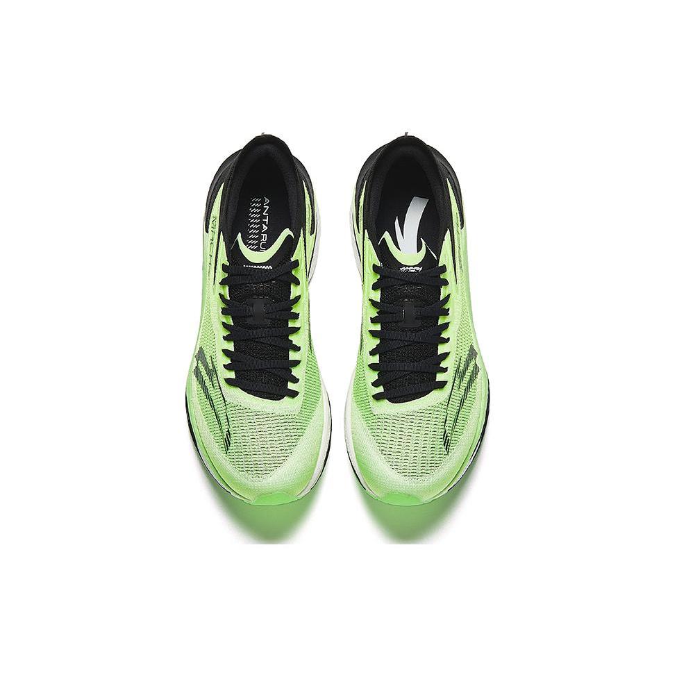 New Anta MACH Mach 4.0 Cushioned Slip-Resistant Low-Top Running Shoes Men's Green Black 112425584-5