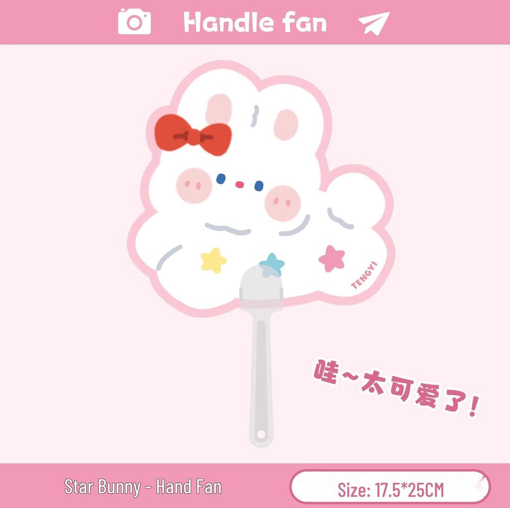 Cute Portable Cartoon Hand Fan: Mini Summer Cooling Fan, Perfect Small Gift