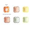 Wuhe Japanese Style Ceramic Flower Condiment Dishes, Set of 6