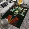 Vintage Style Smile Rug In Dark Background Suitable for Use As an Anti-slip Game Mat for Living Room and Bedroom Sofas