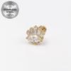 Gatte European Cross 316L Stainless Steel Eye Butterfly Knot Ear & Lip Stud