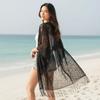 Breathable Lace Hollow Flower Shawl Sunscreen Seaside Vacation Cloak  For Gift