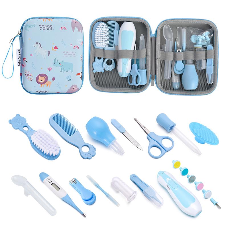 

20Pcs Baby Grooming And Health Kit Safety Care Set Newborn Nursery Health Care Set With Hair Comb Nail Trimmer Nose Cleaner